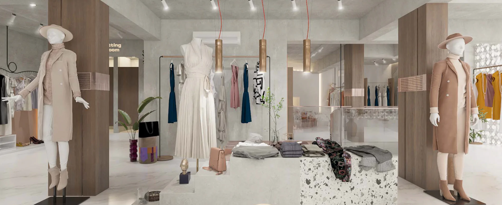 Особливості дизайну магазину одягу