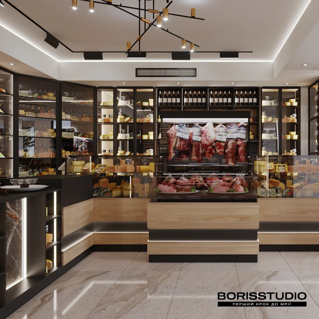 Дизайн інтер'єру магазину в Іспанії