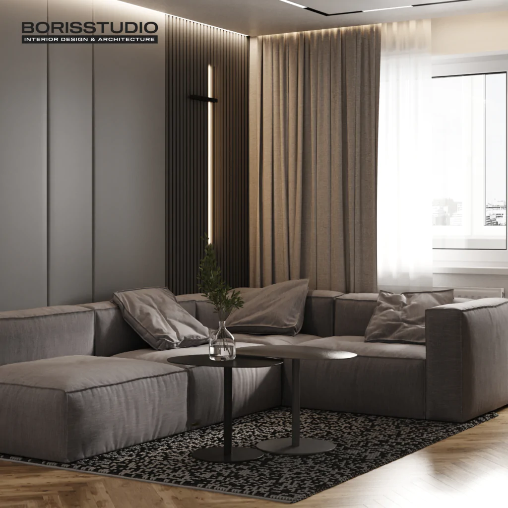 Мебель гостиной в стиле минимализм