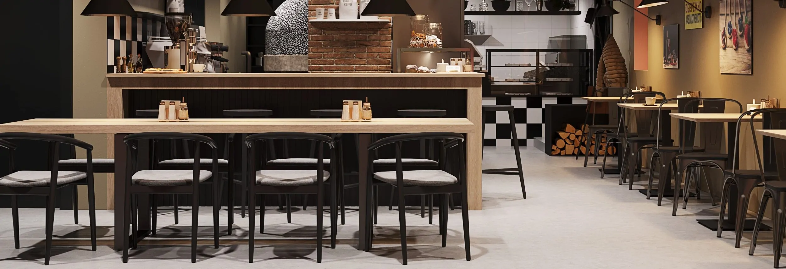 Дизайн піцерії у стилі лофт – принципи оригінального інтер’єру