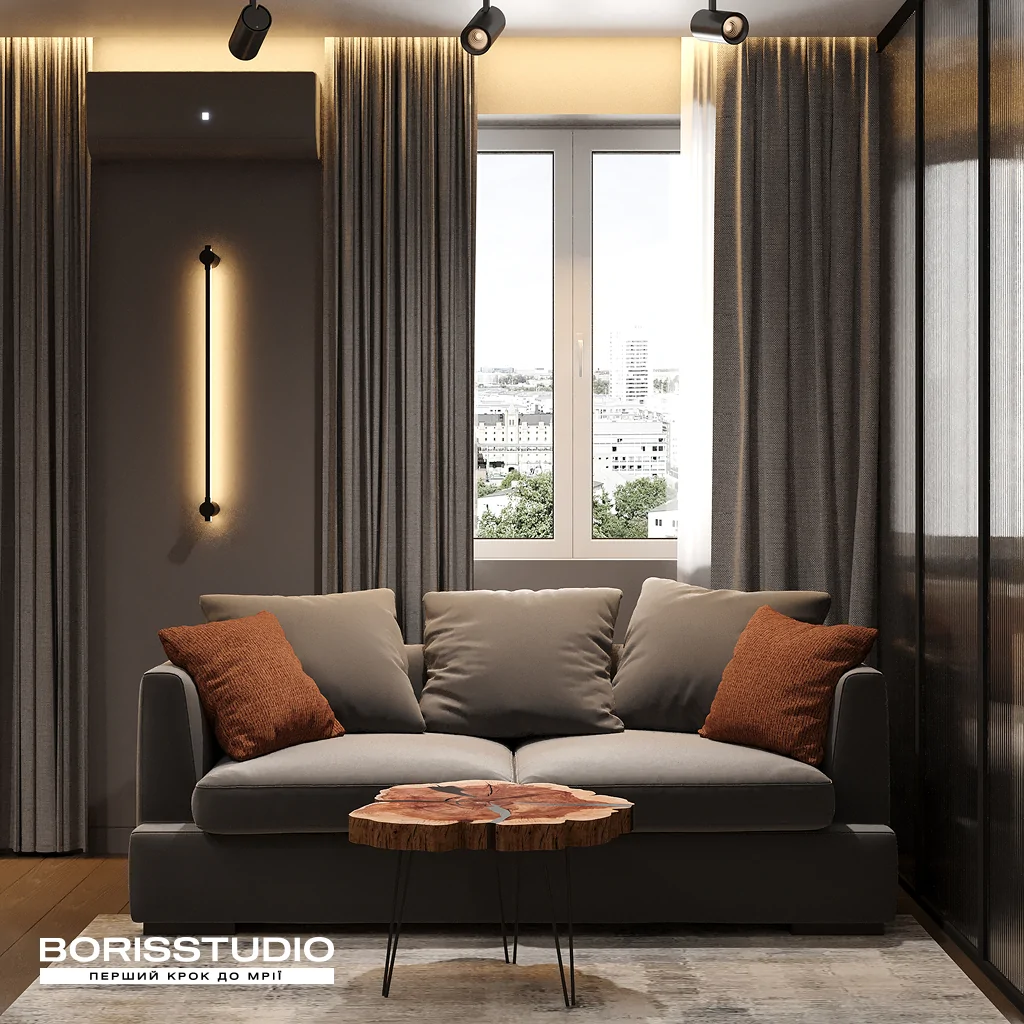 Дизайн-проект гостиной для квартиры