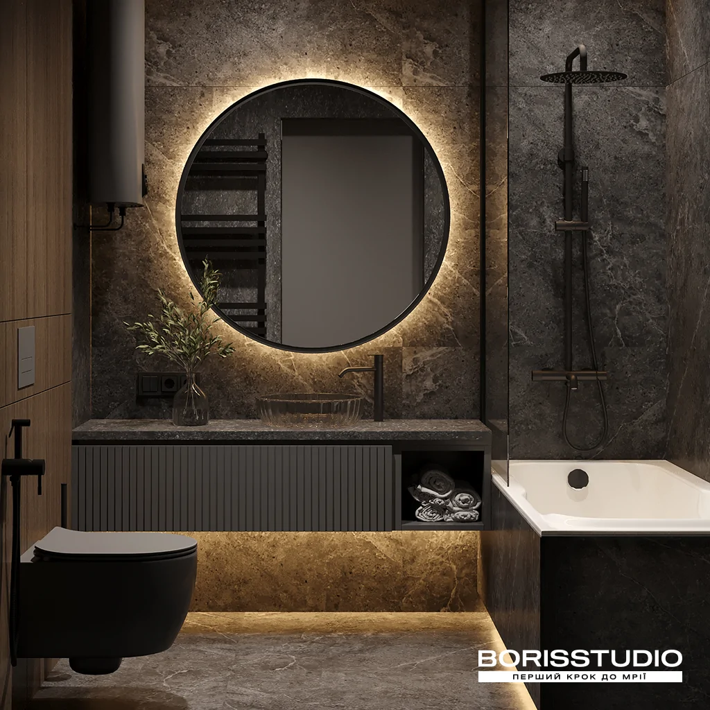 Дизайн-проект ванной комнаты