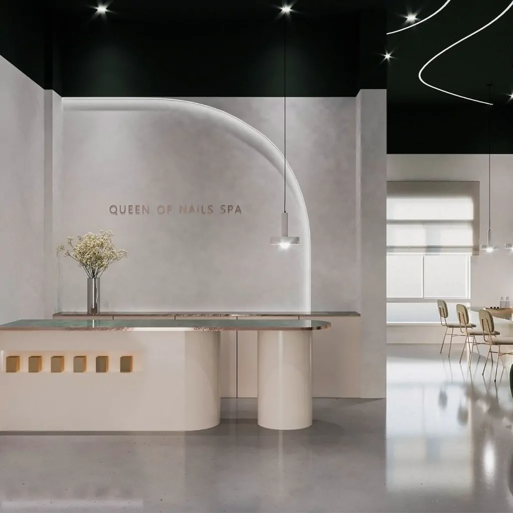 Дизайн салону краси в стилі лофт