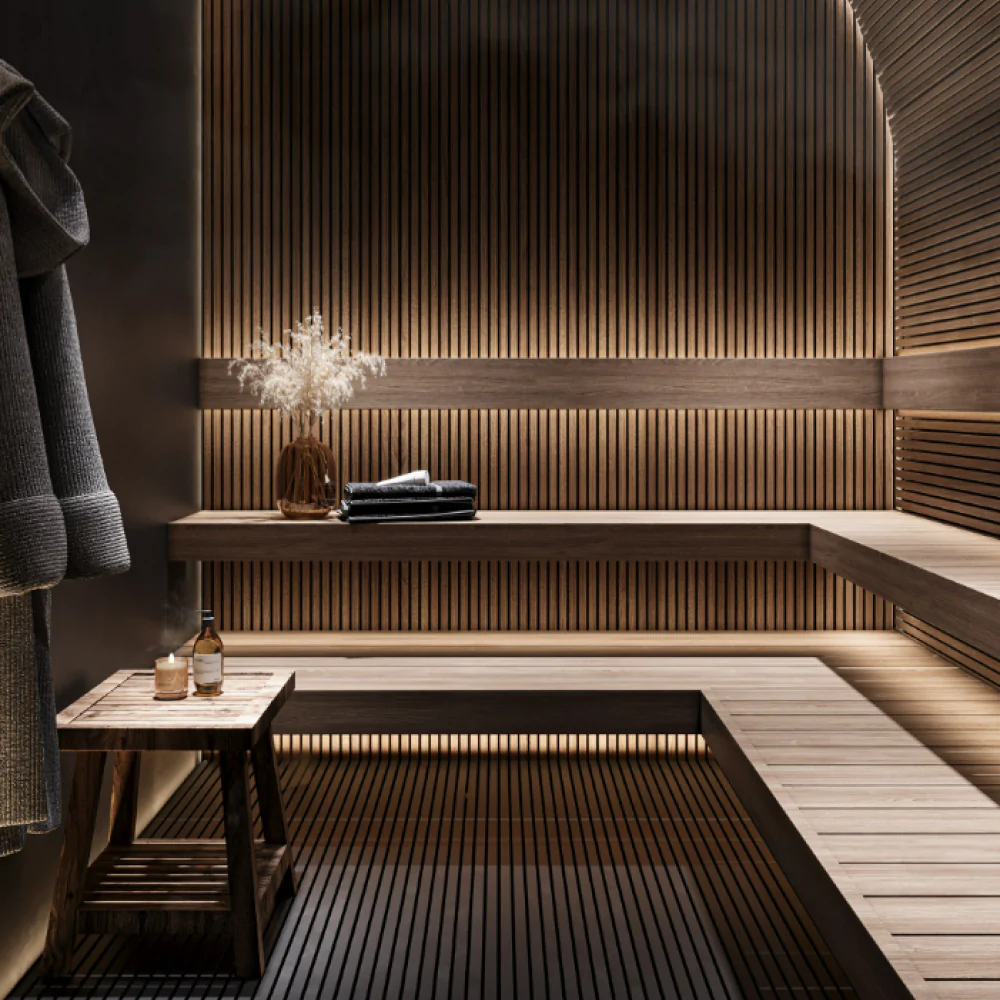 Дизайн інтер'єру парної для сауни