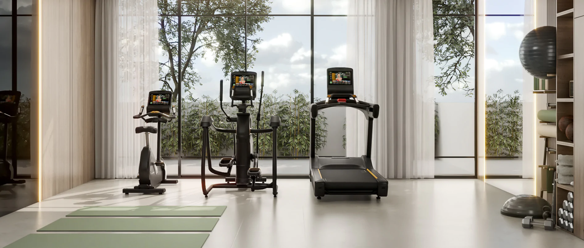 Особливості дизайну спортзалу в приватному будинку