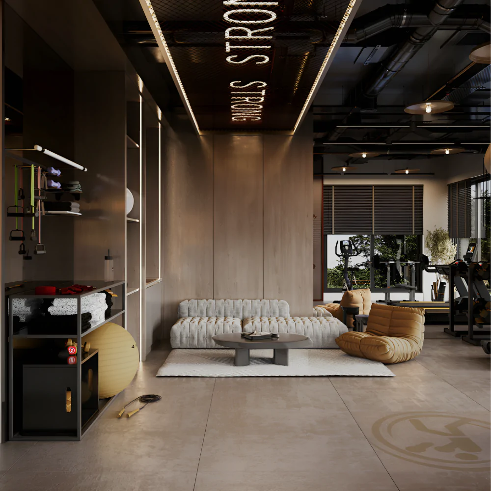 Меблі для спортзалу в приватному будинку