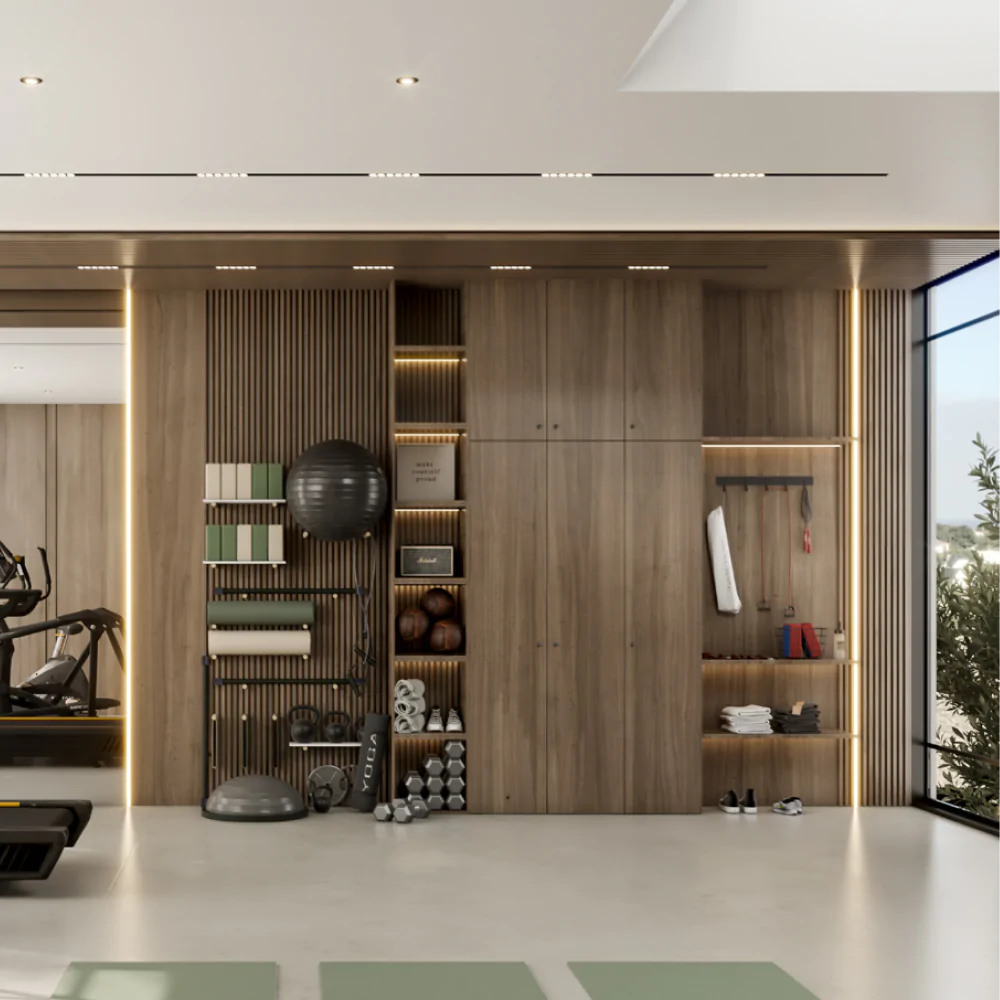 Дизайн-проект домашнього спортзалу