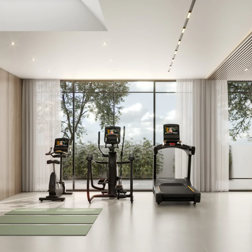 Дизайн інтер'єру домашнього спортзалу