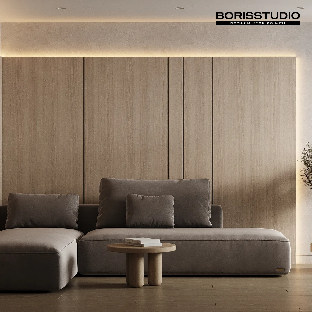 Дизайн інтер'єру вітальні у стилі джапанді