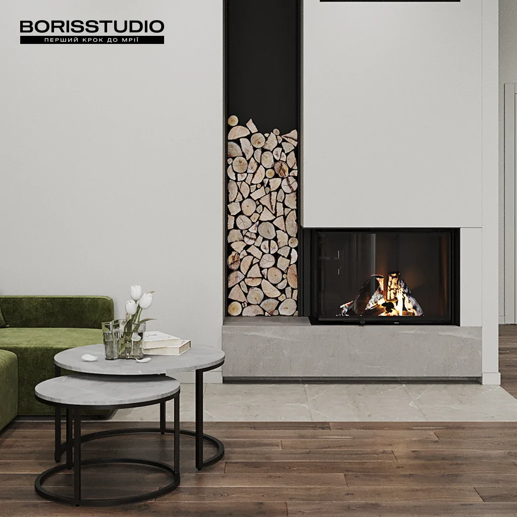 Дизайн вітальні в екостилі