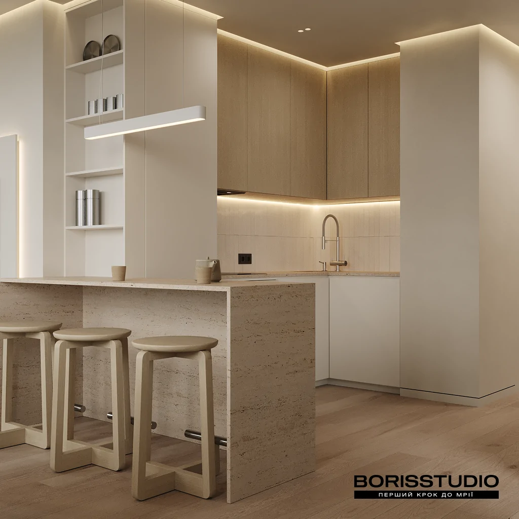 Дизайн-проект кухні в екостилі