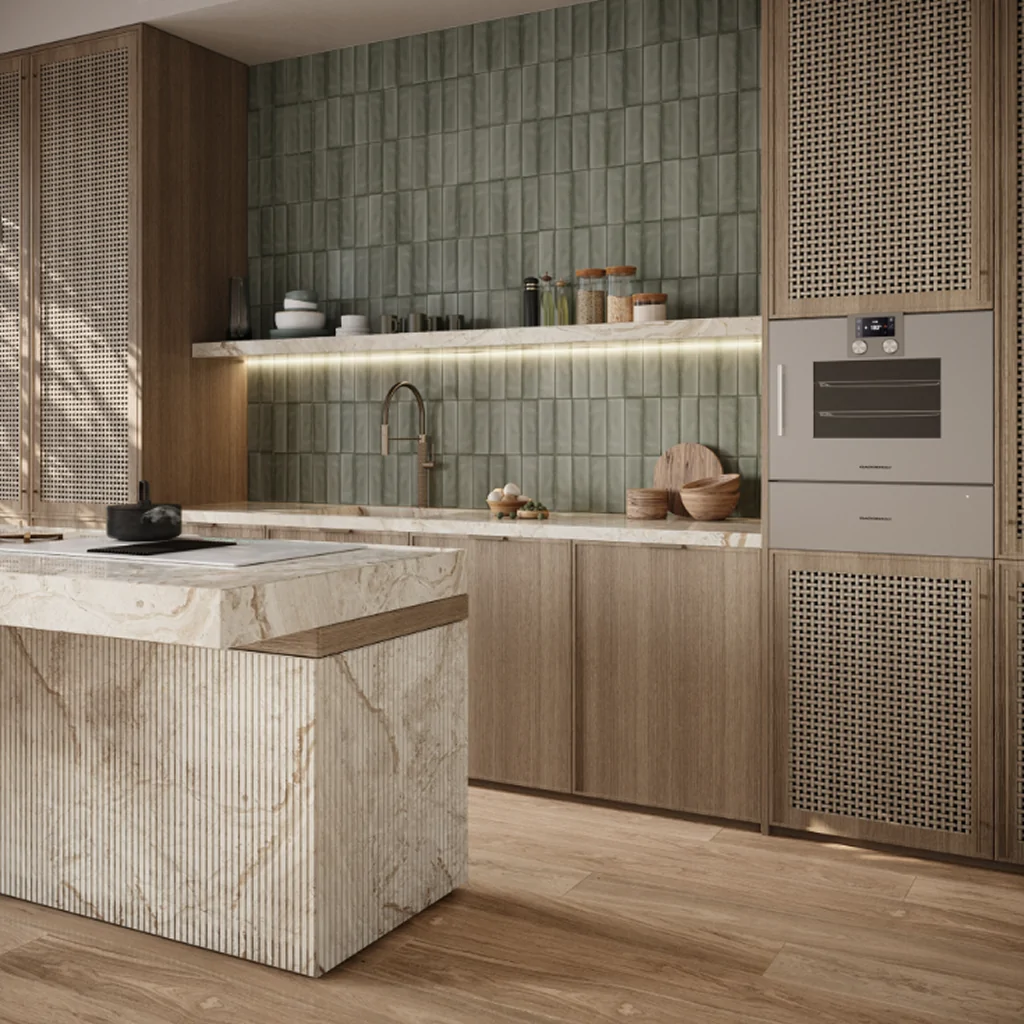 Дизайн кухні в екостилі