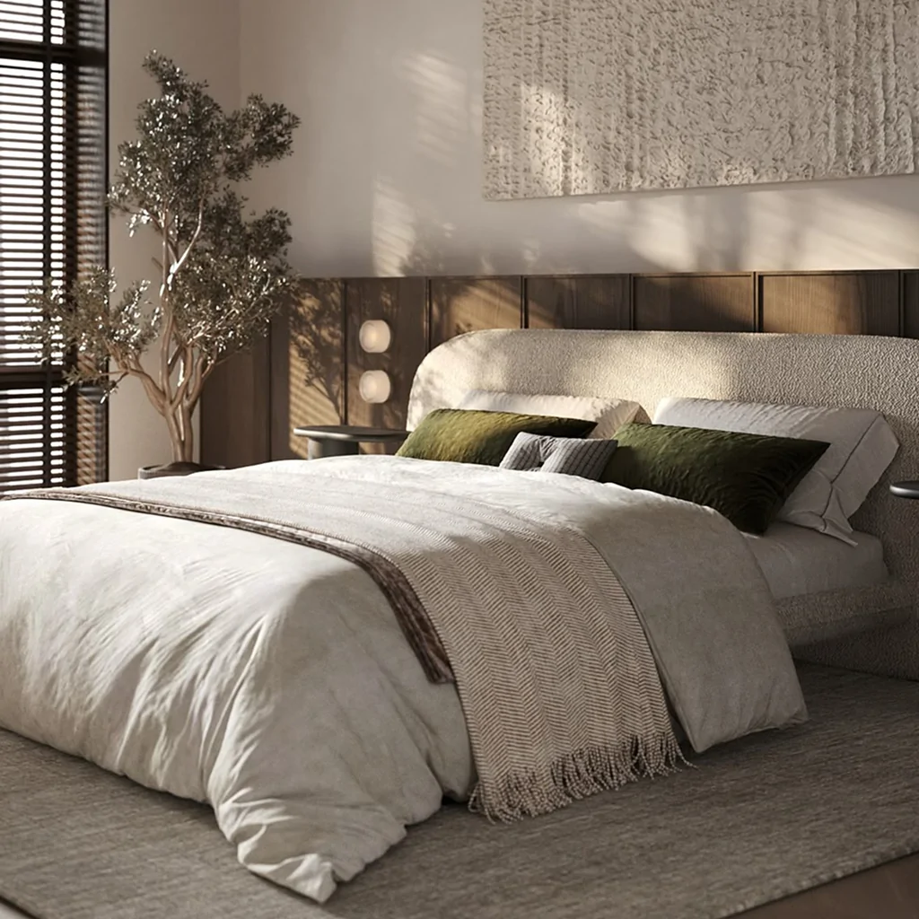 Дизайн-проект спальні в екостилі