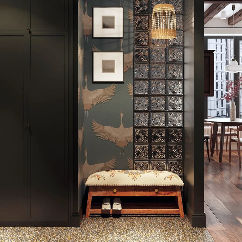 Дизайн-проект передпокою в стилі еклектика