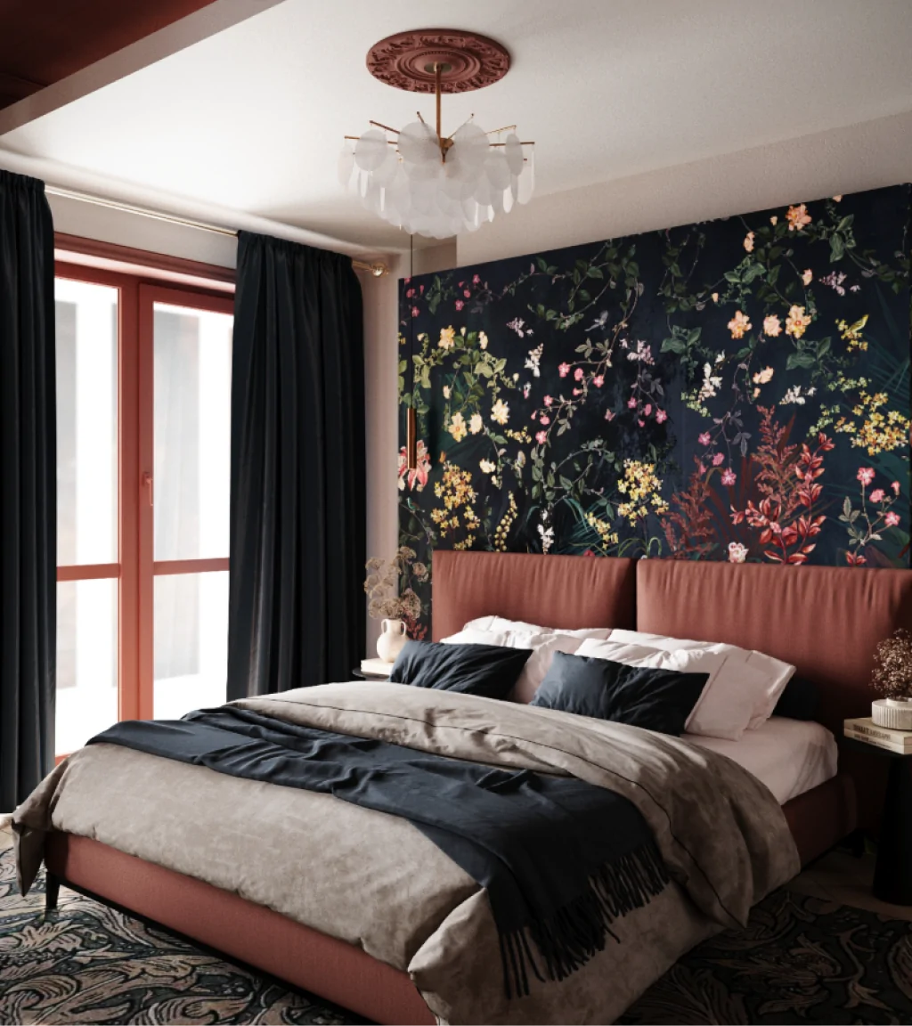 Дизайн інтер’єру котеджу у стилі еклектика №3