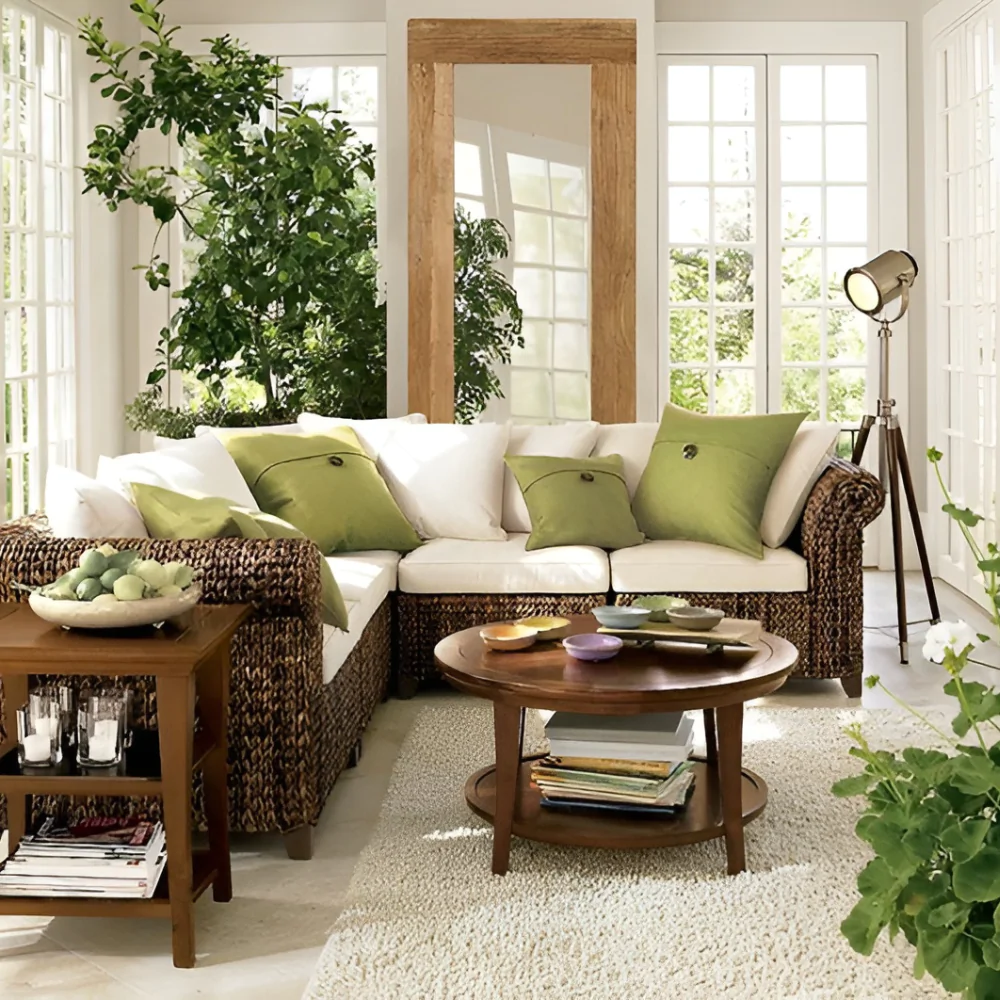 Екостиль в інтер'єрі дерев'яного будинку