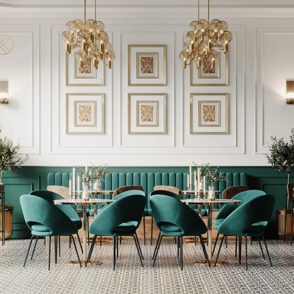 Дизайн-проект кафе у французькому стилі