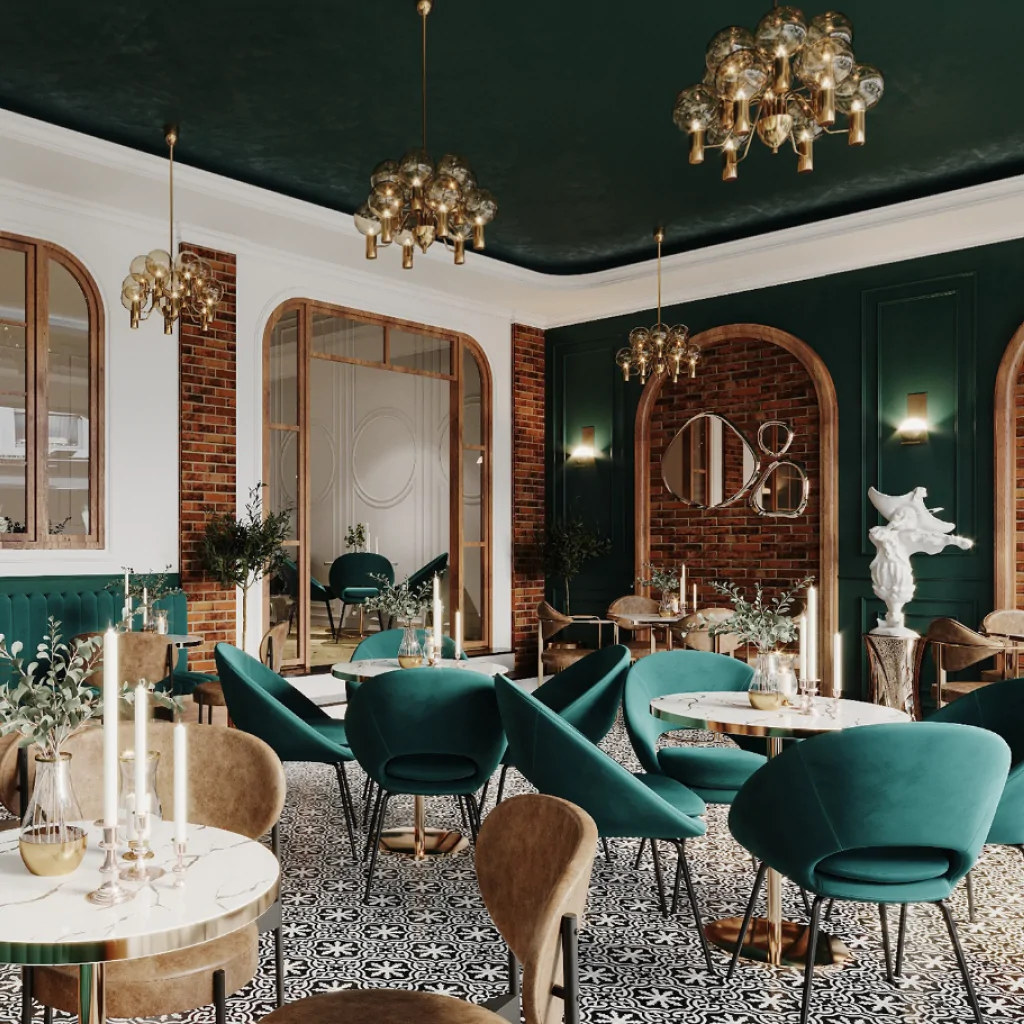 Дизайн кафе у французькому стилі