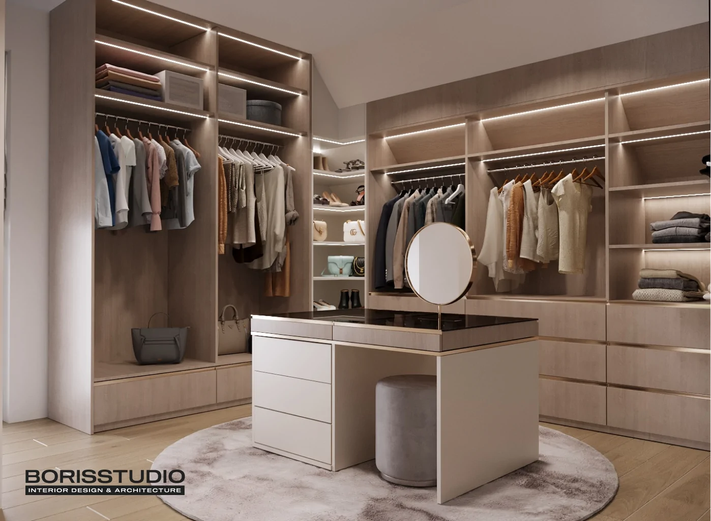 Гардеробна під замовлення