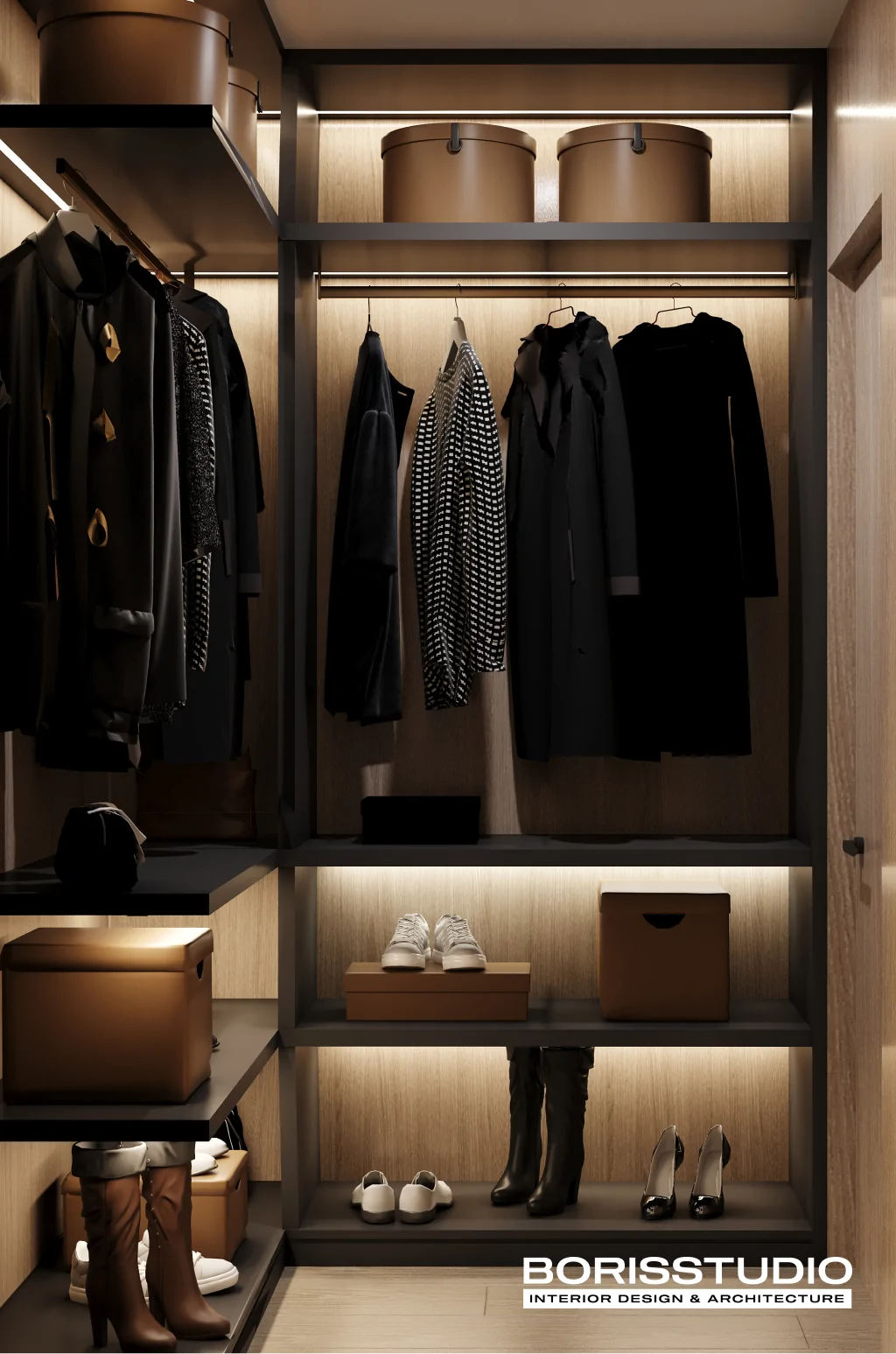 Гардеробна на замовлення від виробника