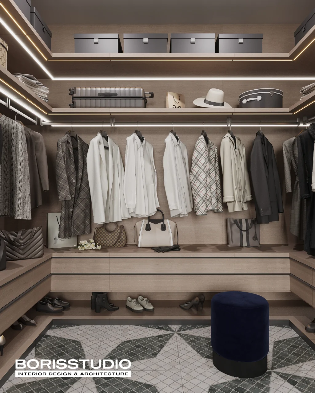 Індивідуальна гардеробна на замовлення