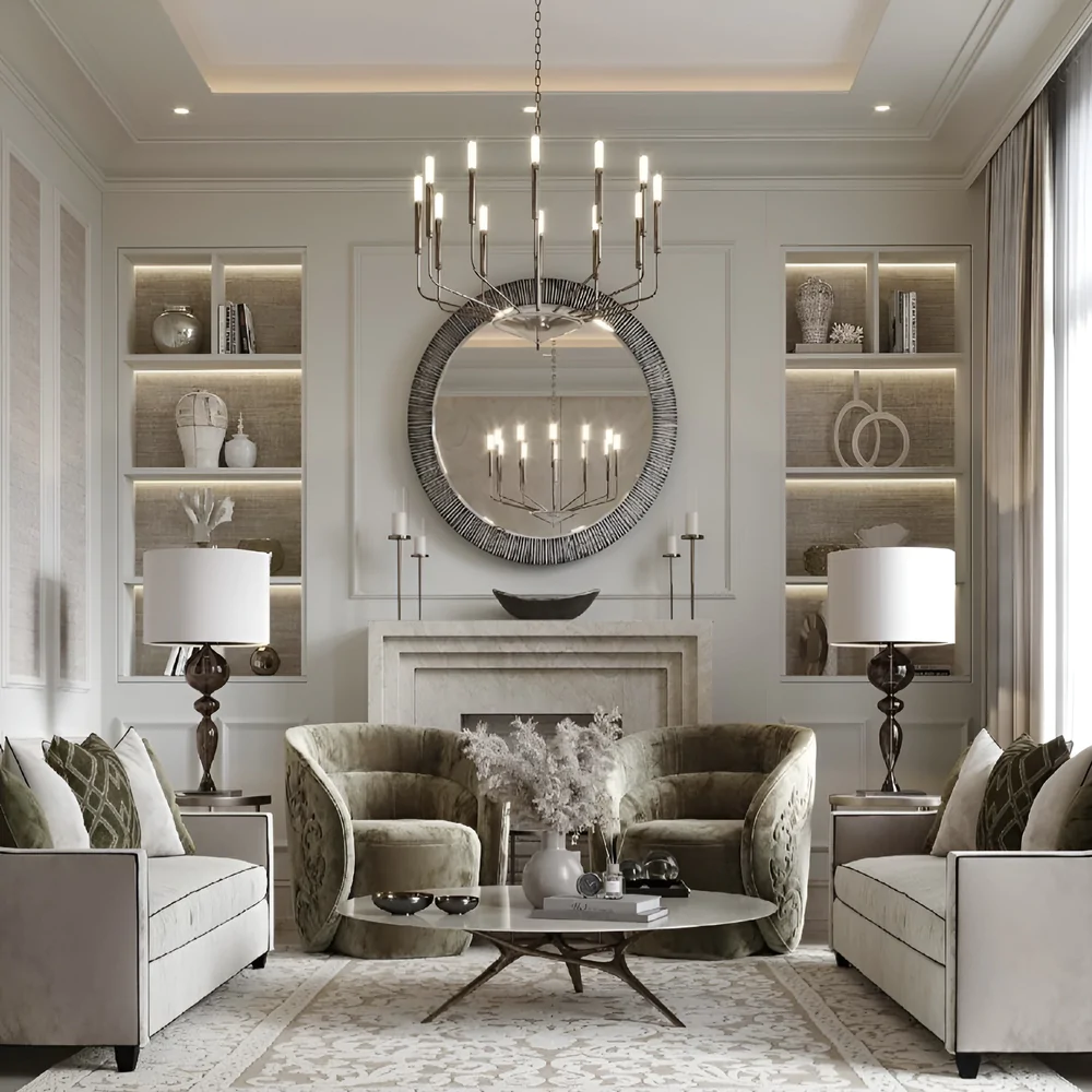 Дизайн вітальні в англійському стилі