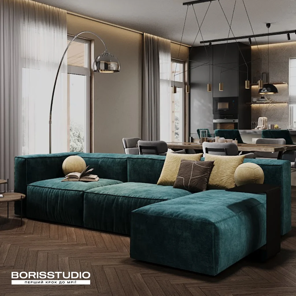 Меблі в дизайні інтер'єру приватного будинку