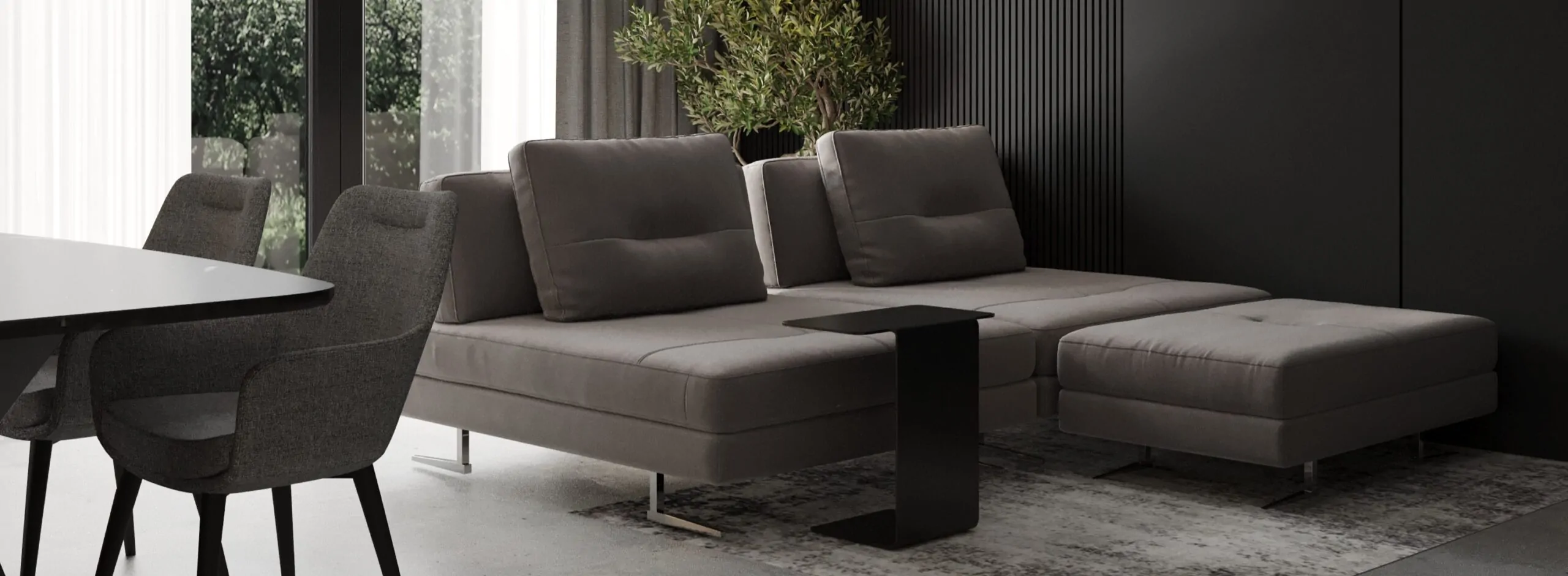 Ідеї інтер’єру вітальні в приватному будинку