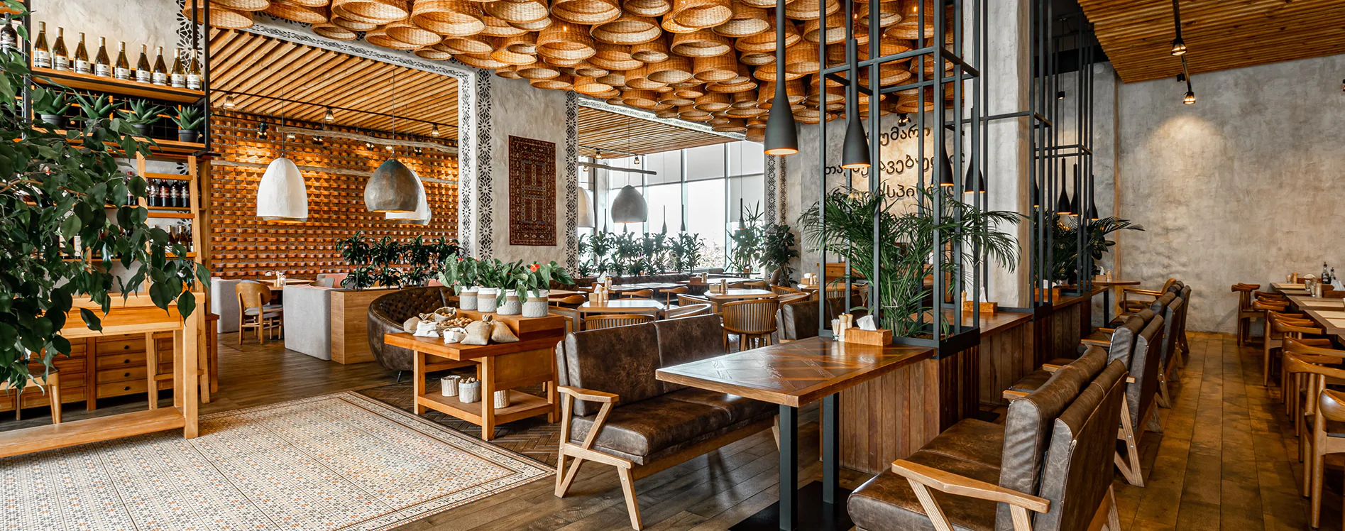 Оформлення дизайну кафе та ресторанів у грузинському стилі