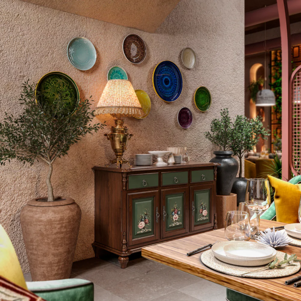 Декор в дизайні грузинського ресторану