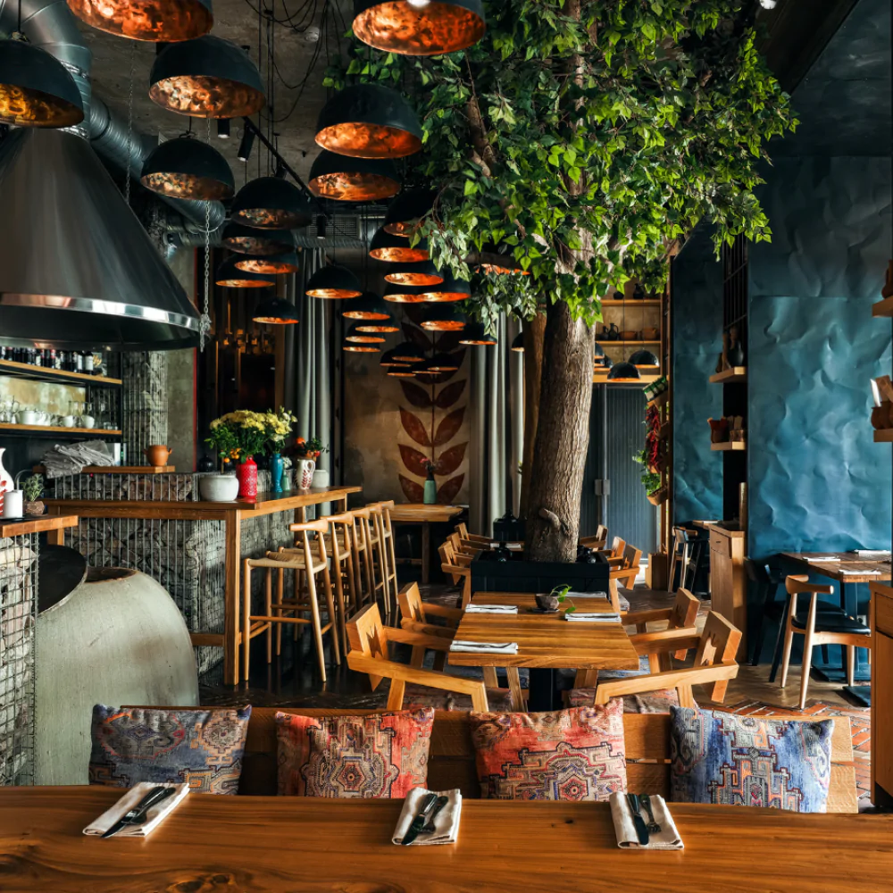 Декор для ресторану в грузинському стилі