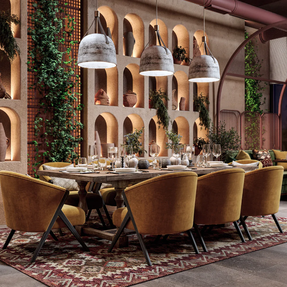 Дизайн-проект інтер'єру грузинського ресторану