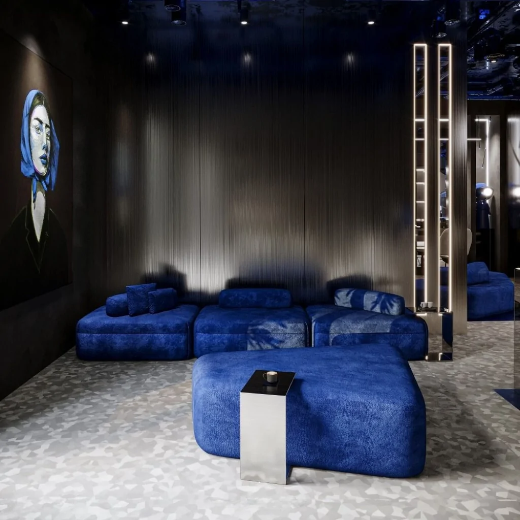 Декор для салону краси в стилі hi-tech