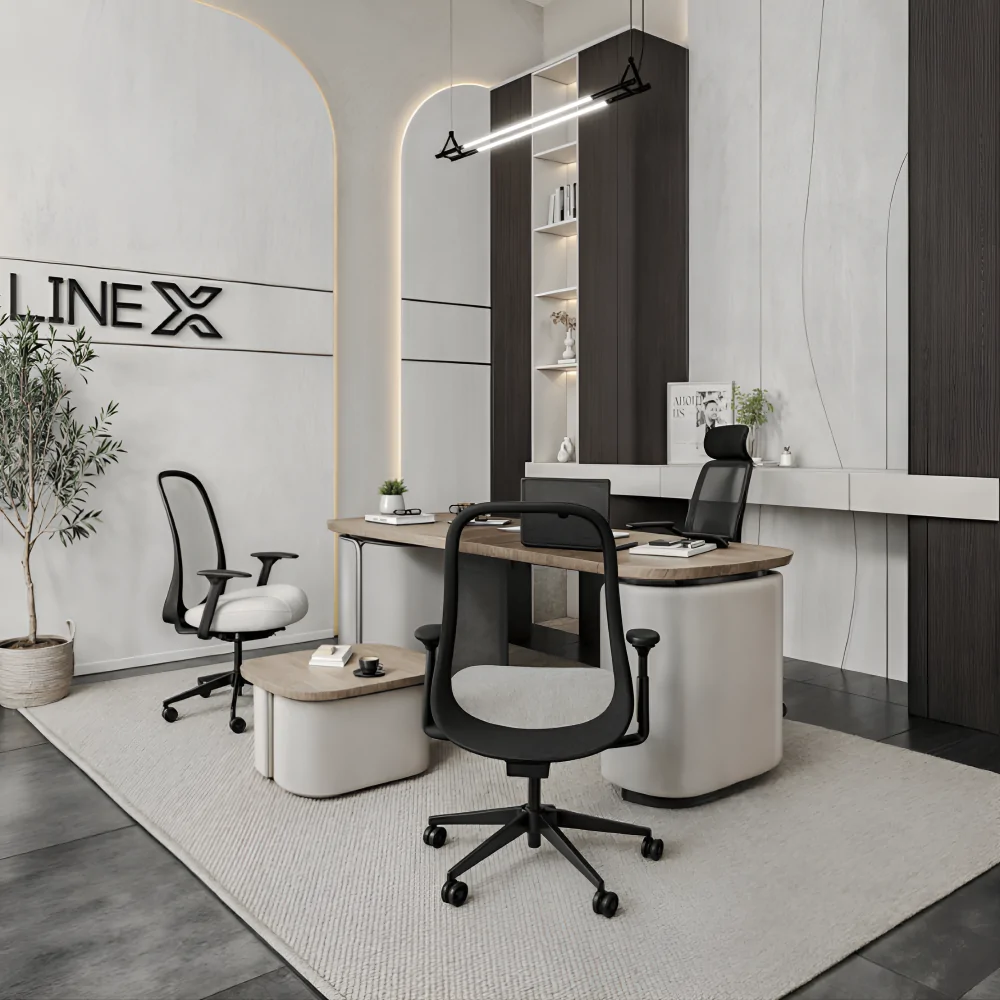 Освітлення в інтер'єрі офісу в стилі hi-tech