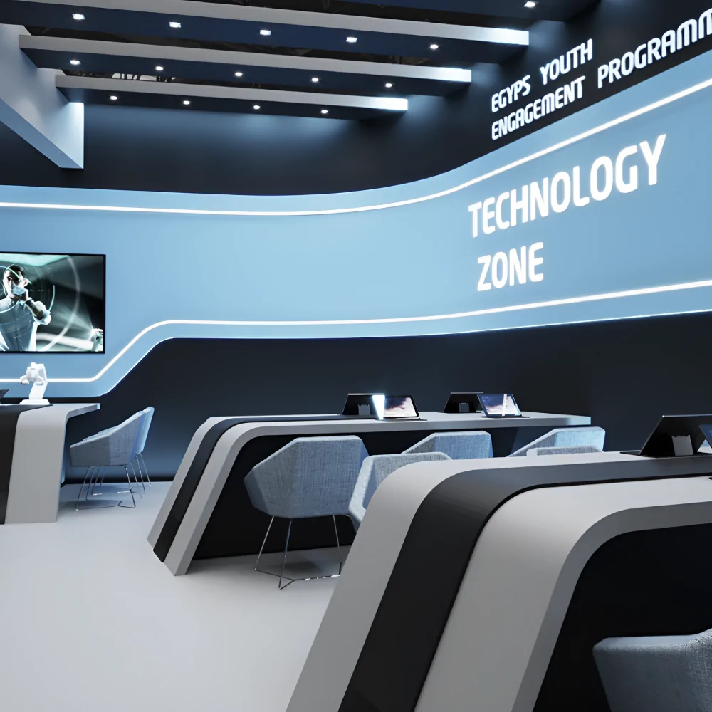 Дизайн офісу в стилі hi-tech