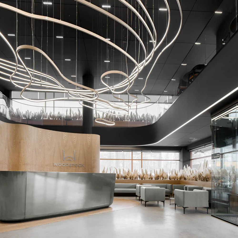 Інтер'єр офісу в хай-тек дизайні