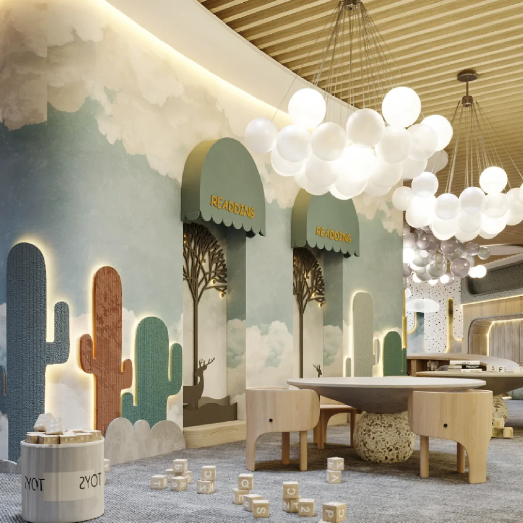 Дизайн інтер'єру дитячого кафе