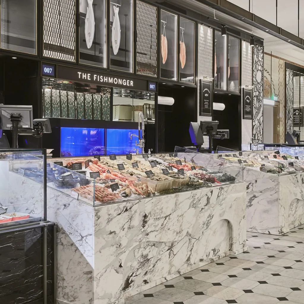 Дизайн інтер'єру рибного магазину