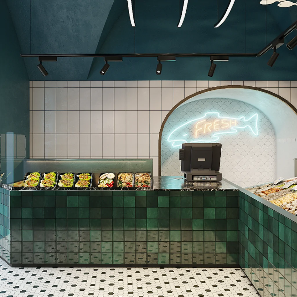 Дизайн-проект інтер'єру рибного магазину