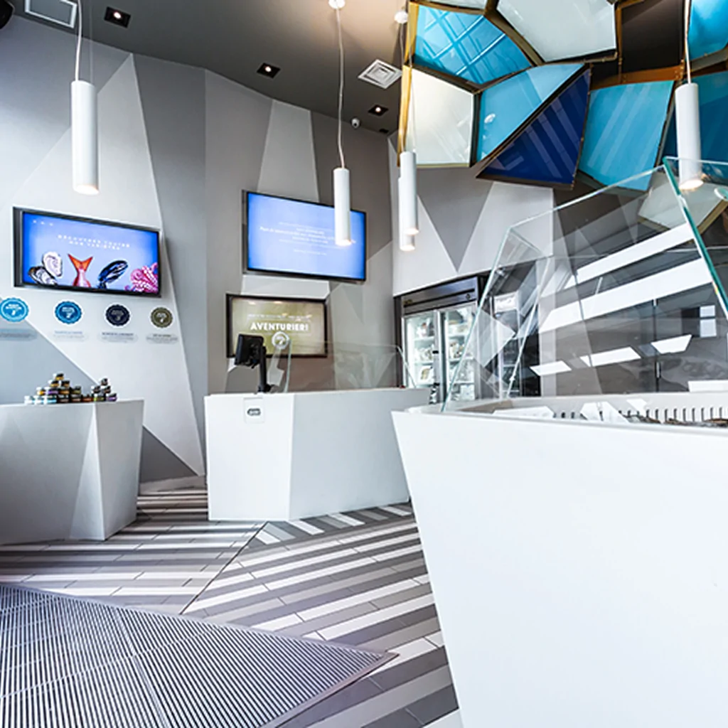 Дизайн інтер'єру рибного супермаркету