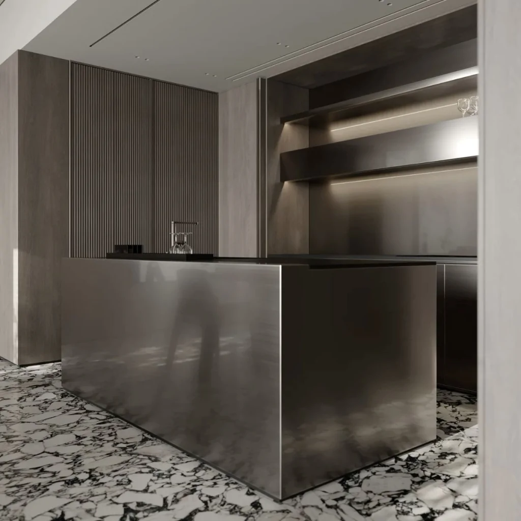 Стиль хай-тек у дизайні інтер'єру кухні