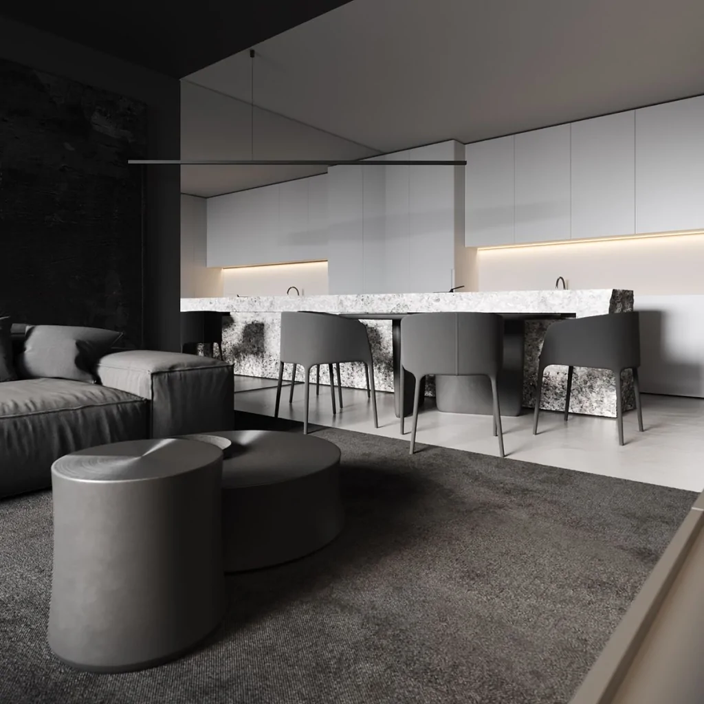 Дизайн приватного будинку в стилі hi-tech