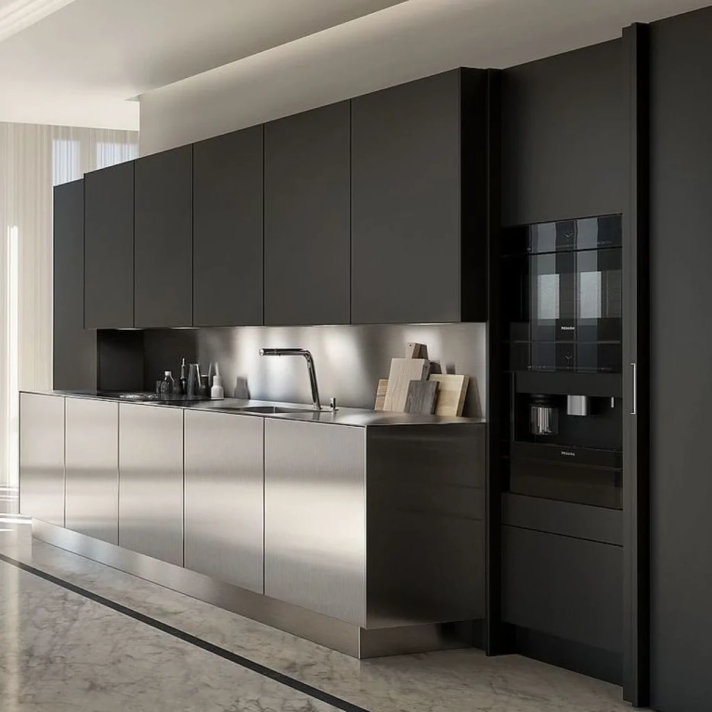 Дизайн кухні в стилі хай-тек