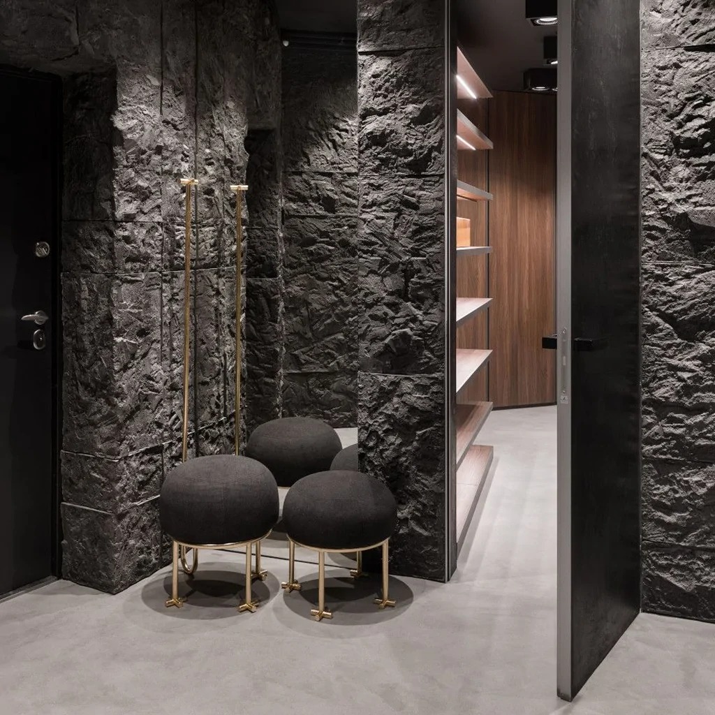 Дизайн інтер'єру передпокою у стилі хай-тек