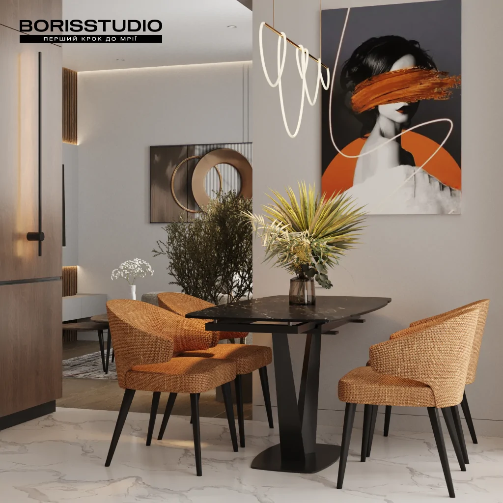 Дизайн-проєкт інтер'єру кухні від BORISSTUDIO