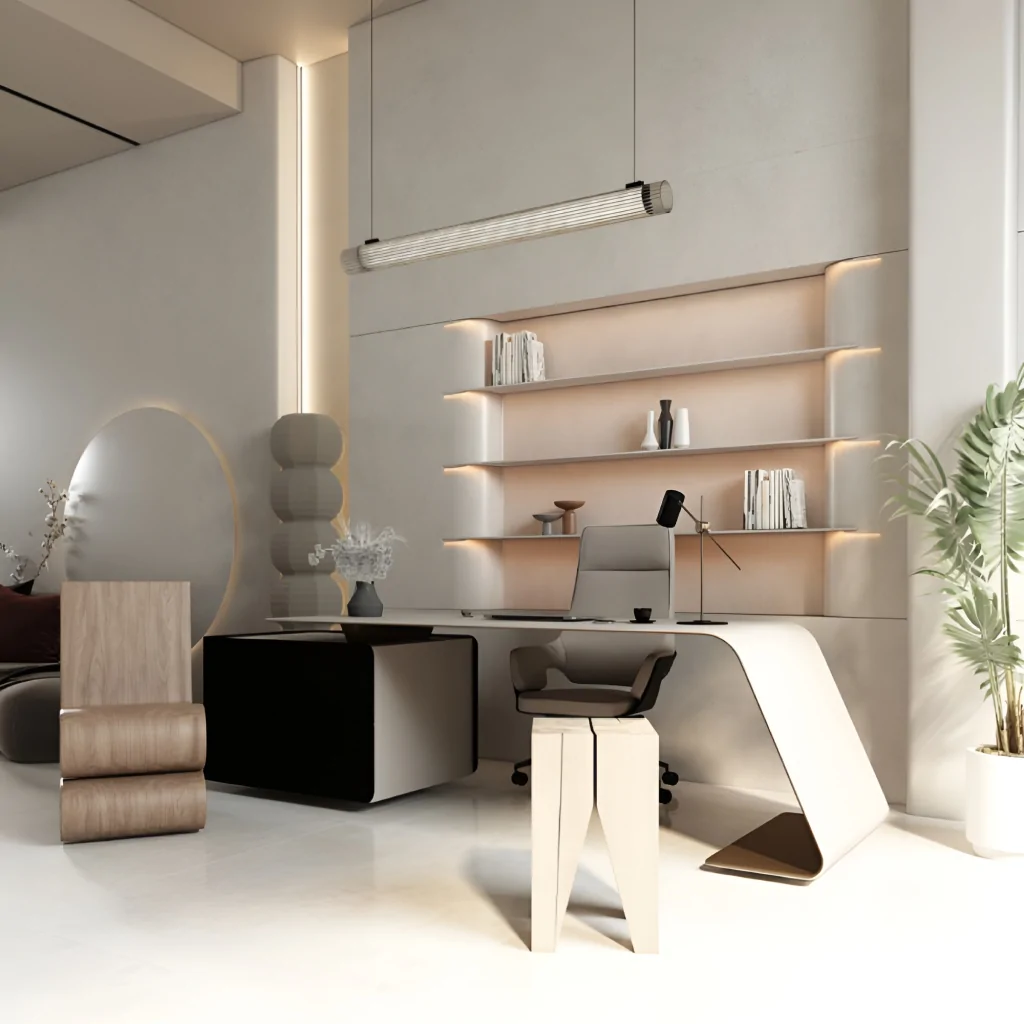 Дизайн-проект кабінету керівника у сучасному стилі