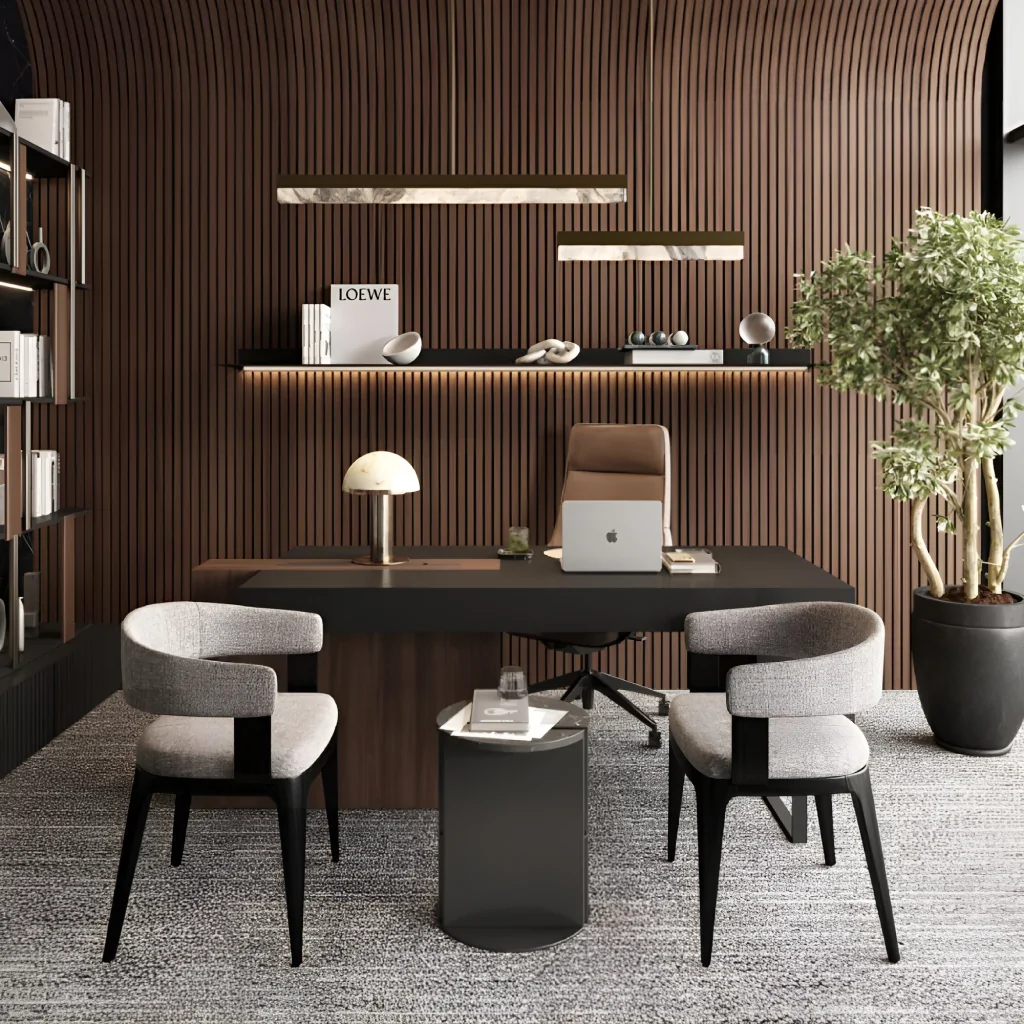 Дизайн інтер'єру кабінету керівника в стилі лофт