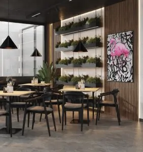 Дизайн-проєкт інтер’єру кафе у м. Кагарлик