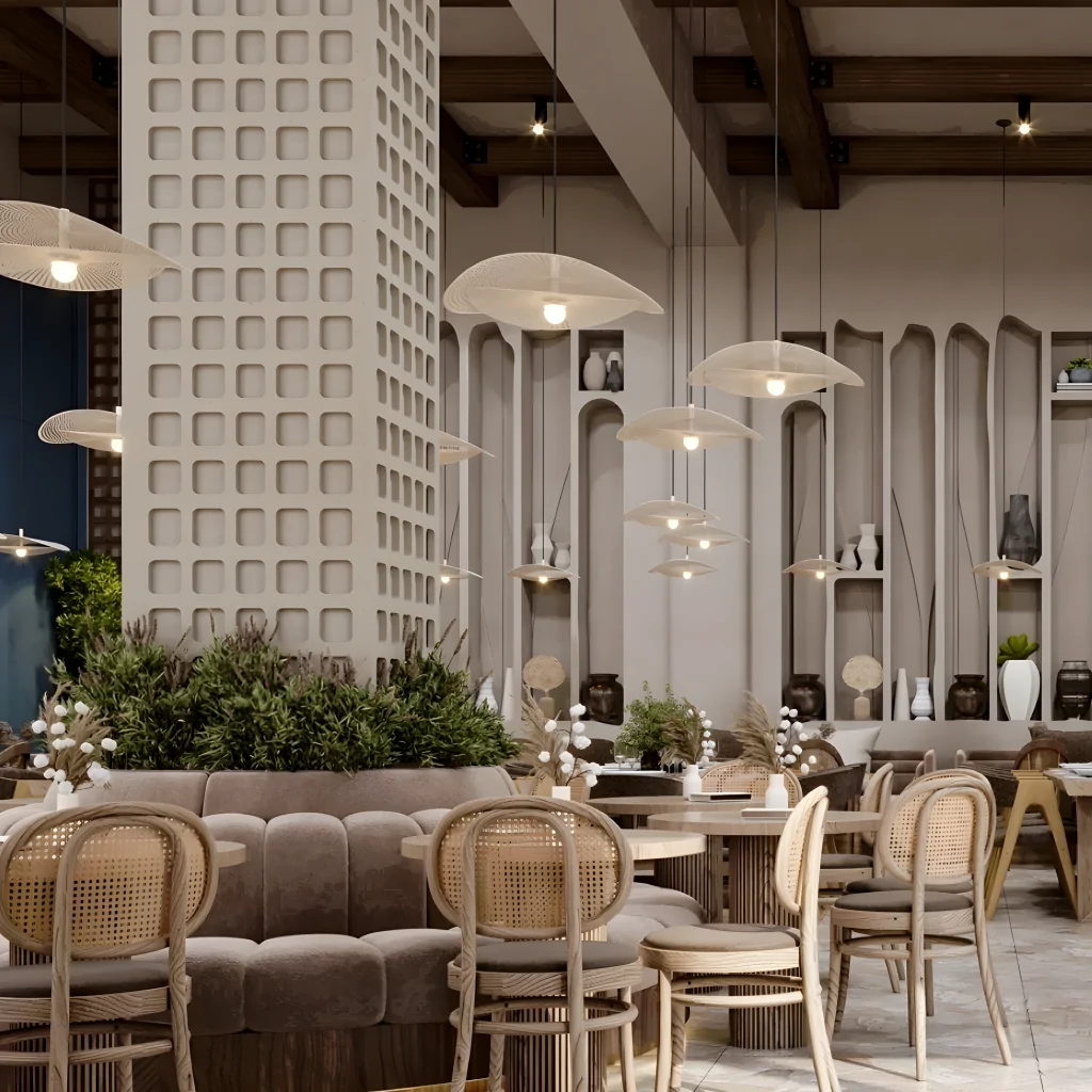 Дизайн-проект ресторану в екостилі