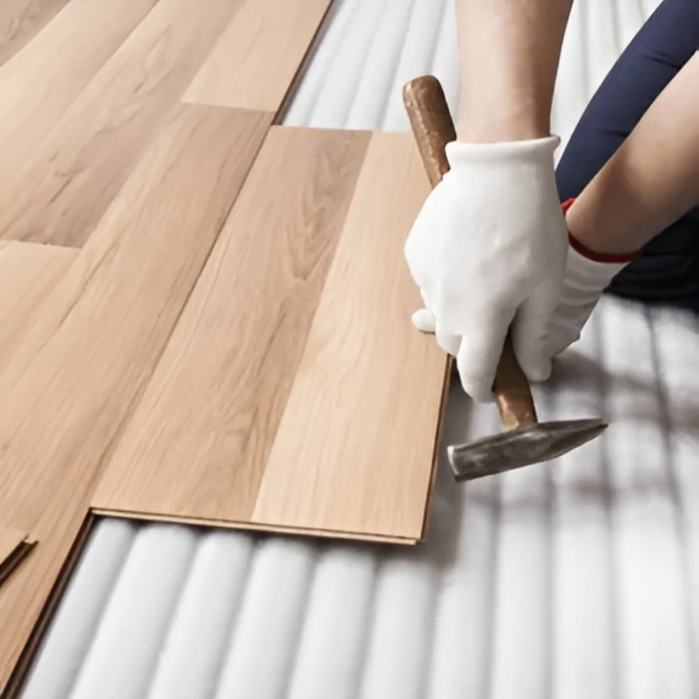 Техника монтажа ламината